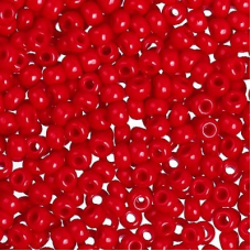 203-10/0-93190 Бісер Чехія (натуральний, червоний), упаковка 50 грамів