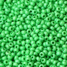 16356 бісер №10 Preciosa (Чехія) 5 грамів. Алебастровий перламутровий