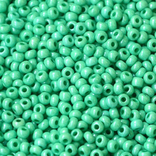 16358 бісер №10 Preciosa (Чехія) 5 грамів. Алебастровий перламутровий