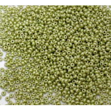 16586 бісер №10 Preciosa (Чехія) 5 грамів. Алебастровий перламутровий