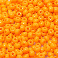 208-10/0-93110 Бісер Чехія (натуральний, помаранчевий), упаковка 50 грамів