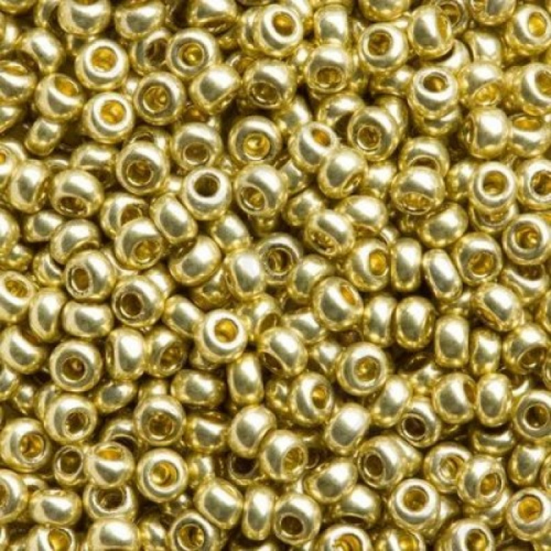 18151 бісер №10 Preciosa (Чехія) 5 грамів. Металізований