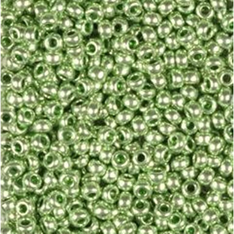 18556 бісер №10 Preciosa (Чехія) 5 грамів. Металізований