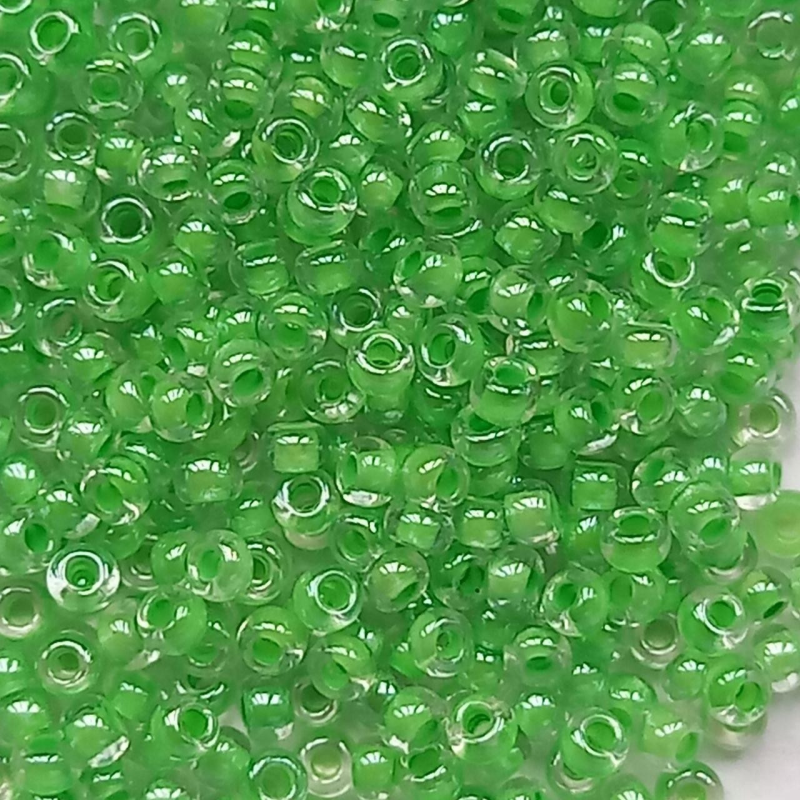 38156 бісер №10 Preciosa (Чехія) 5 грамів. Прозорий профарбований