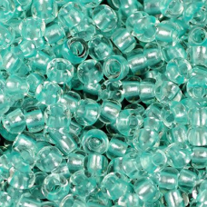 38258 бісер №10 Preciosa (Чехія) 5 грамів. Прозорий з перламутровим профарбуванням