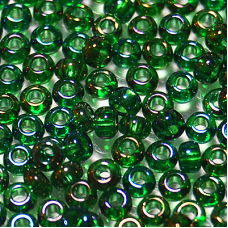 51060 бісер №10 Preciosa (Чехія) 5 грамів. Глазурований райдужний