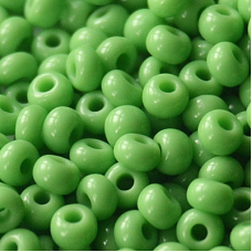 215-10/0-53230 Бісер Чехія (натуральний, зелений світлий), упаковка 50 грамів