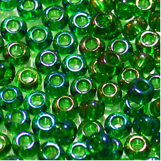 51120 бісер №10 Preciosa (Чехія) 5 грамів. Глазурований райдужний