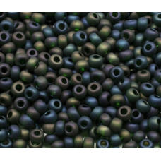 51150 matt бісер №10 Preciosa (Чехія) 5 грамів. Глазурований матовий райдужний