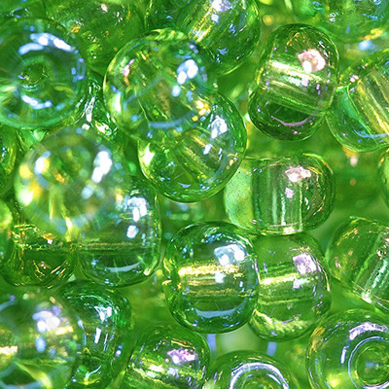 51220 бісер №10 Preciosa (Чехія) 5 грамів. Глазурований райдужний