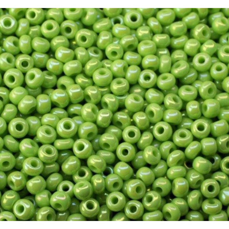 54410 бісер №10 Preciosa (Чехія) 5 грамів. Натуральний райдужний