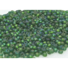 57129 matt бісер №10 Preciosa (Чехія) 5 грамів. Блискучий матовий райдужний