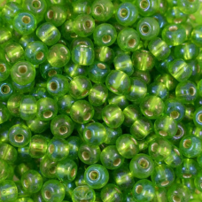 57439 бісер №10 Preciosa (Чехія) 5 грамів. Блискучий райдужний