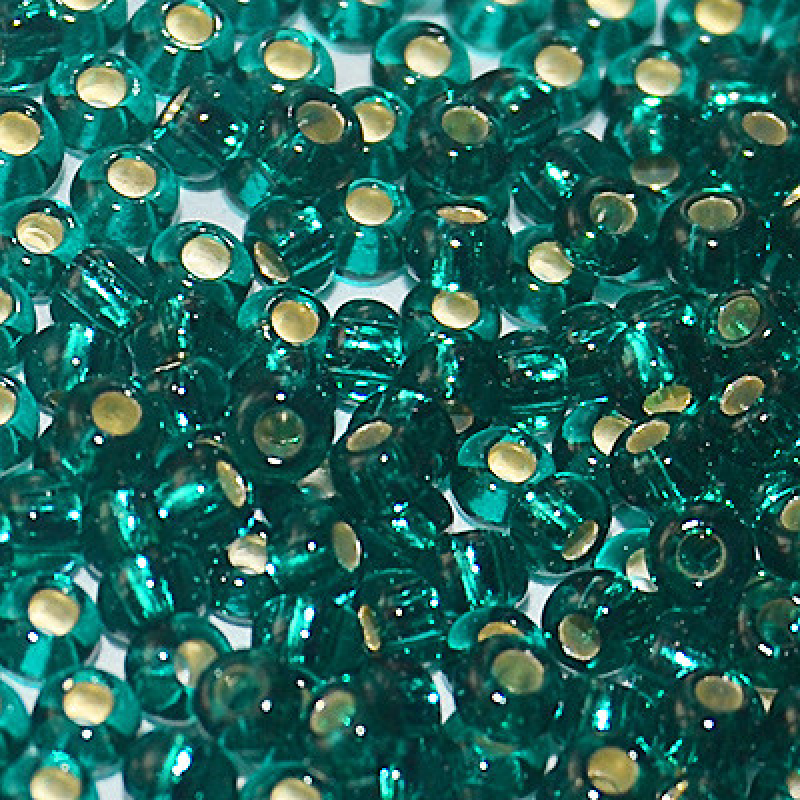 57710 бісер №10 Preciosa (Чехія) 5 грамів. Блискучий із срібною серединкою 57710 бісер №10 Preciosa (Чехія) 5 грамів. Блискучий із срібною серединкою