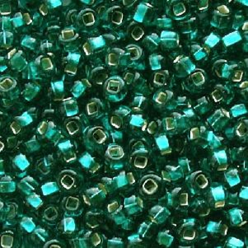 57710 кв бісер №10 Preciosa (Чехія) 5 грамів. Блискучий із квадратною срібною серединкою 57710 кв бісер №10 Preciosa (Чехія) 5 грамів. Блискучий із квадратною срібною серединкою