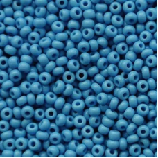 224-10/0-63050 Бісер Чехія (натуральний, блакитний темний), упаковка 50 грамів