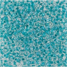 58558 бісер №10 Preciosa (Чехія) 5 грамів. Прозорий профарбований райдужний