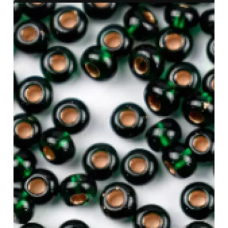 59150 бісер №10 Preciosa (Чехія) 5 грамів. Глазурований з мідною серединкою