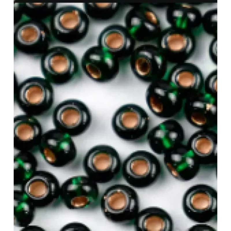 59150 бісер №10 Preciosa (Чехія) 5 грамів. Глазурований з мідною серединкою 59150 бісер №10 Preciosa (Чехія) 5 грамів. Глазурований з мідною серединкою