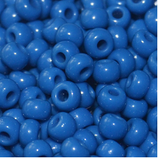 226-10/0-33210 Бісер Чехія (натуральний, синій світлий), упаковка 50 грамів