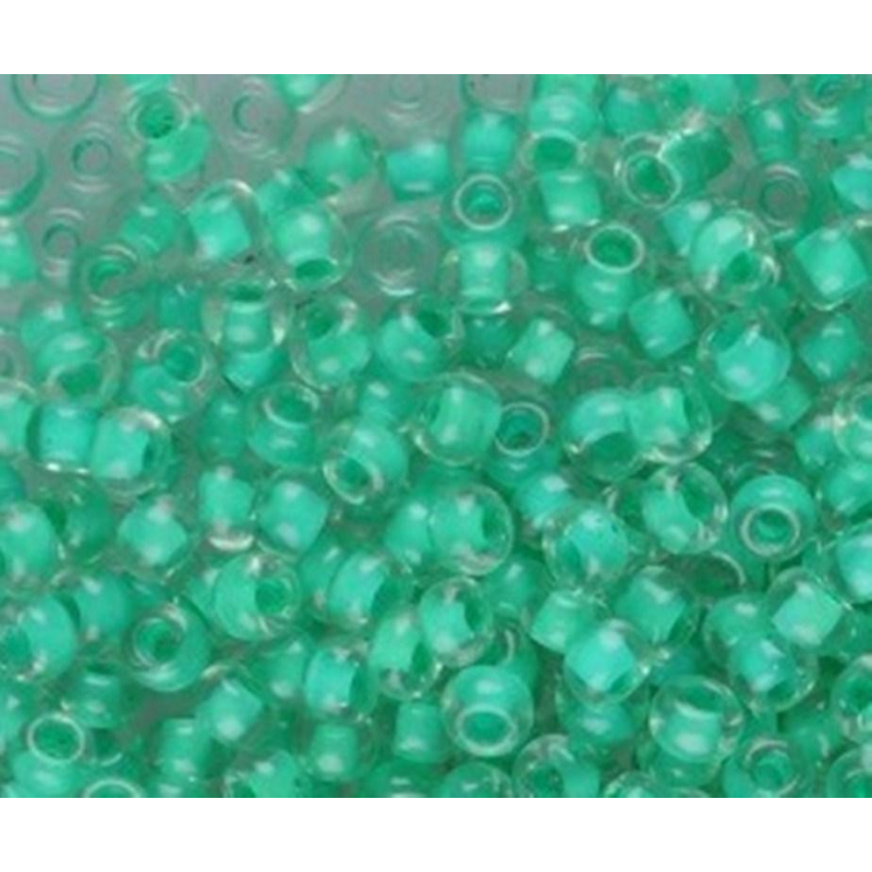 80658 бісер №10 Preciosa (Чехія) 5 грамів. Прозорий профарбований