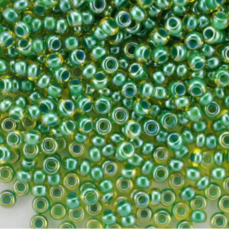 81014 бісер №10 Preciosa (Чехія) 5 грамів. Прозорий профарбований