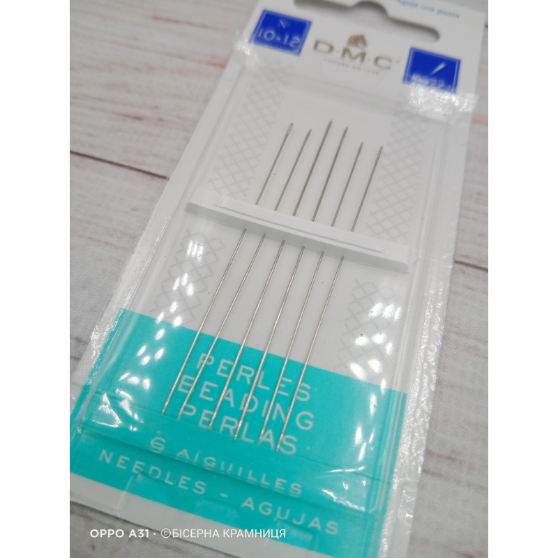 Набір з 6 бісерних голок DMC (Франція)