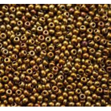 01610 бісер №10 Preciosa (Чехія) 5 грамів. Металізований райдужний