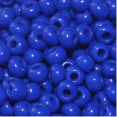 231-10/0-33050 Бісер Чехія (натуральний, синій яскравий), упаковка 50 грамів