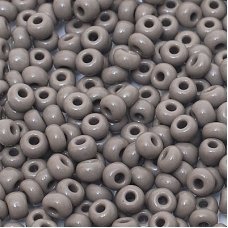 232-10/0-43020 Бісер Чехія (натуральний, сірий), упаковка 50 грамів