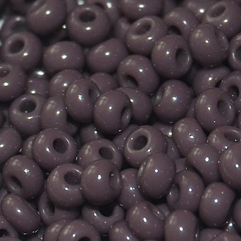 233-10/0-23040 Бісер Чехія (натуральний, сливовий), упаковка 50 грамів