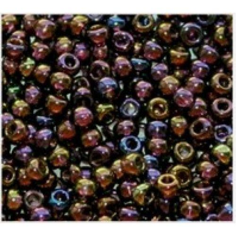 11110 бісер №10 Preciosa (Чехія) 5 грамів. Глазурований райдужний