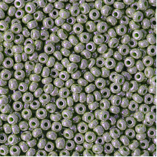 537-10/0-48020 Бісер Чехія (перламутровий, сірий пастельний), упаковка 50 грамів