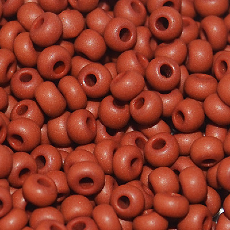 13600 matt бісер №10 Preciosa (Чехія) 5 грамів. Натуральний матовий