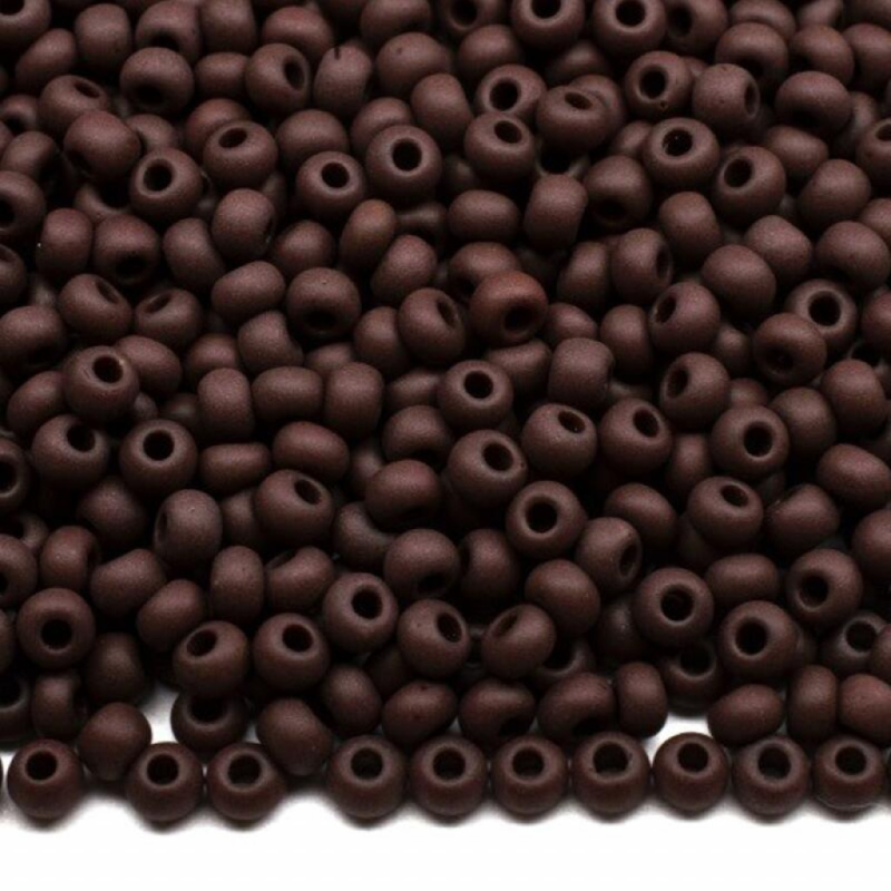 13780 matt бісер №10 Preciosa (Чехія) 5 грамів. Натуральний матовий