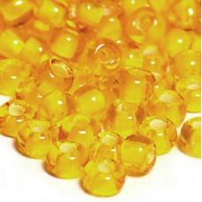 15056 бісер №10 Preciosa (Чехія) 5 грамів. Прозорий профарбований