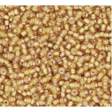 15058 бісер №10 Preciosa (Чехія) 5 грамів. Прозорий профарбований