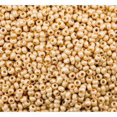 16717 бісер №10 Preciosa (Чехія) 5 грамів. Алебастровий перламутровий