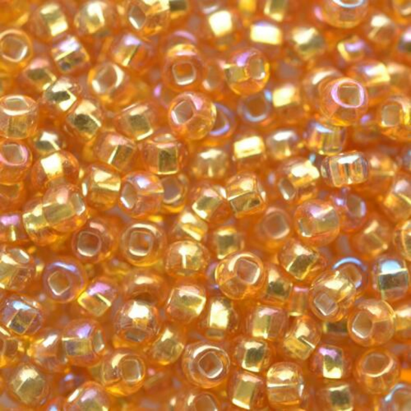 17059 кв бісер №10 Preciosa (Чехія) 5 грамів. Блискучий з квадратною серединкою