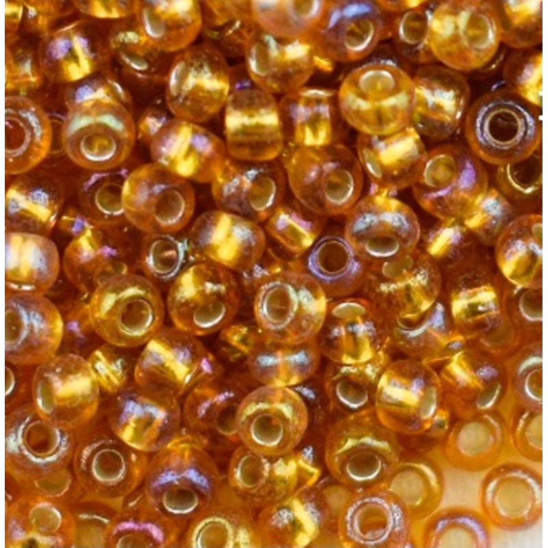 17079 бісер №10 Preciosa (Чехія) 5 грамів. Блискучий райдужний