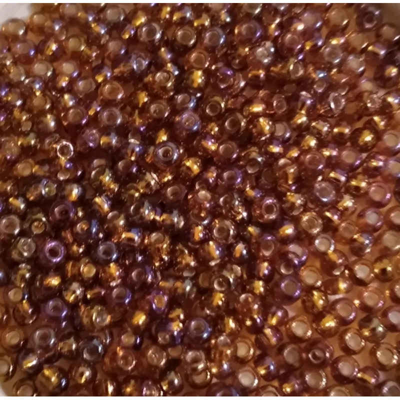 17099 бісер №10 Preciosa (Чехія) 5 грамів. Блискучий райдужний