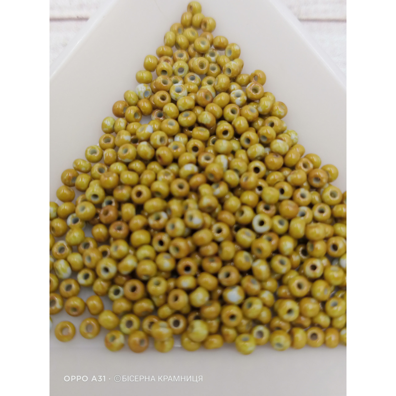 39000 бісер №10 Preciosa (Чехія) 5 грамів. Травертин