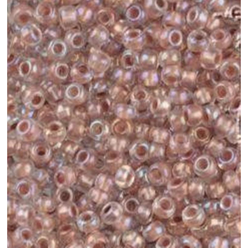 58517 бісер №10 Preciosa (Чехія) 5 грамів. Прозорий райдужний профарбований