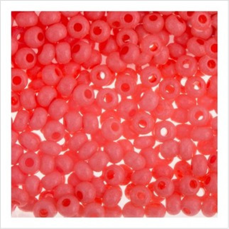 248-10/0-09351 Бісер Чехія (натуральний, кораловий), упаковка 50 грамів
