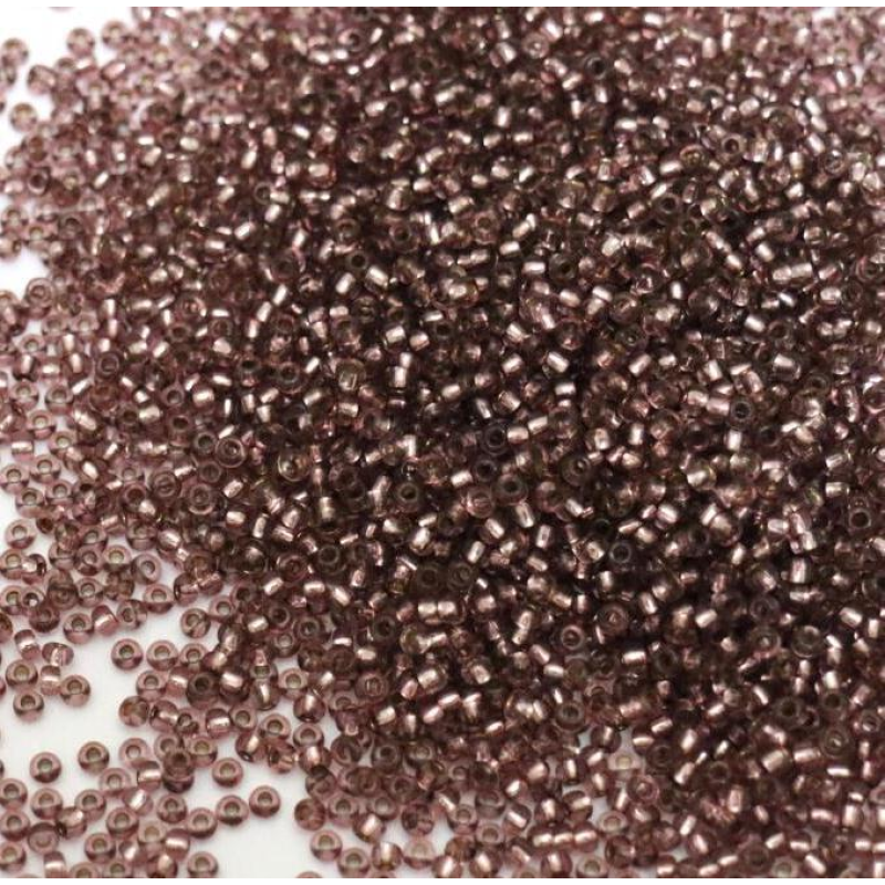 78613 бісер №10 Preciosa (Чехія) 5 грамів. Блискучий із срібною серединкою 78613 бісер №10 Preciosa (Чехія) 5 грамів. Блискучий із срібною серединкою