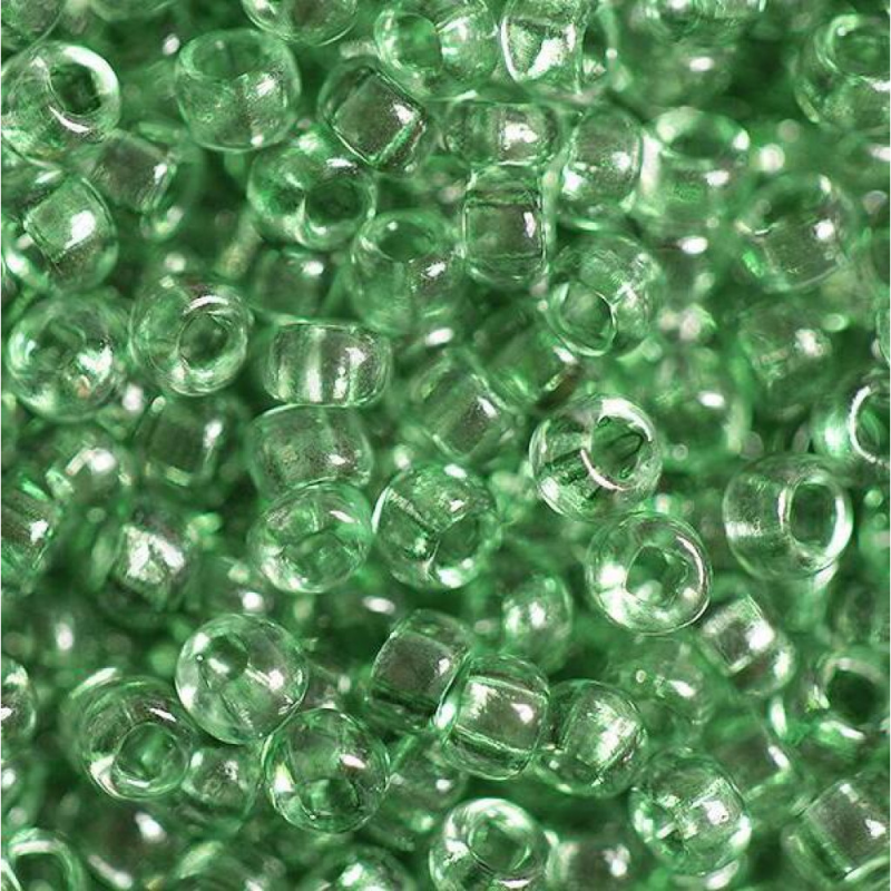 01163 бісер №10 Preciosa (Чехія) 5 грамів. Кристалічний