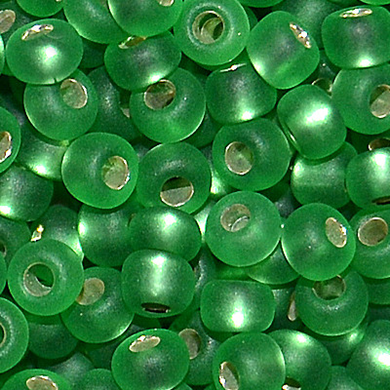 252-10/0-57100 Бісер Чехія (матовий з блискучою серединкою), упаковка 50 грамів