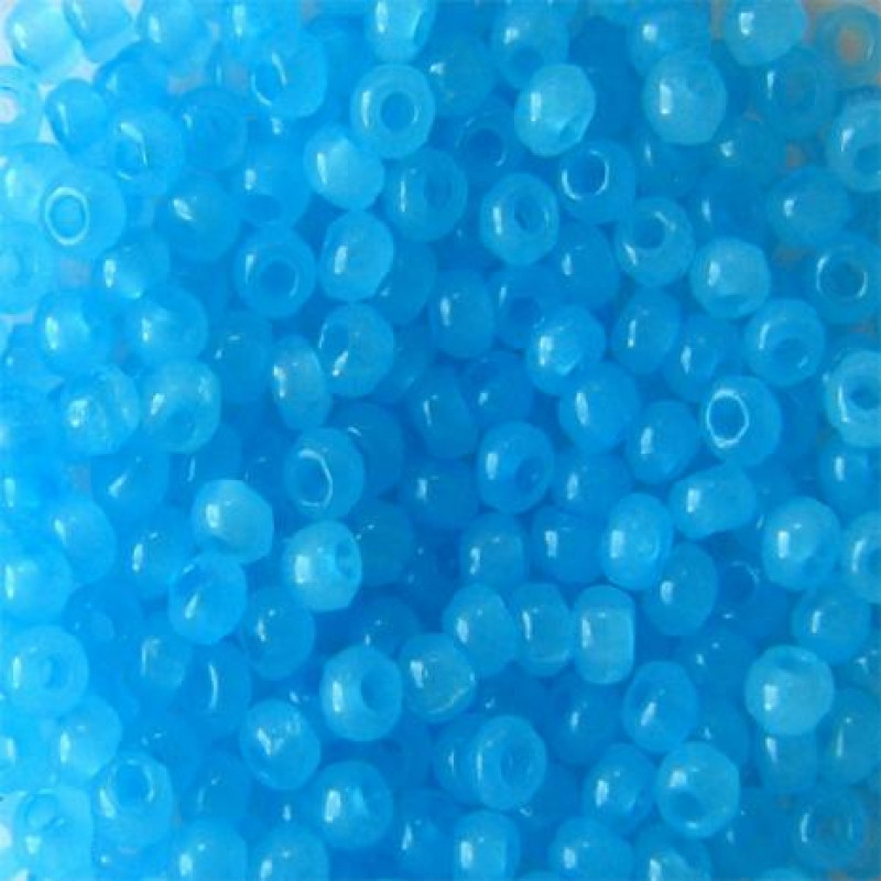 02134 бісер №10 Preciosa (Чехія) 5 грамів. Алебастровий