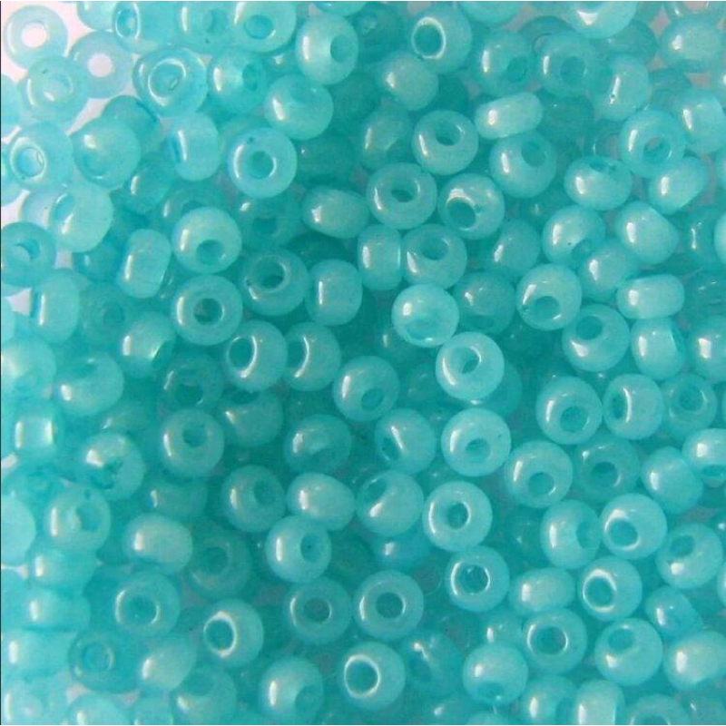 02165 бісер №10 Preciosa (Чехія) 5 грамів. Алебастровий