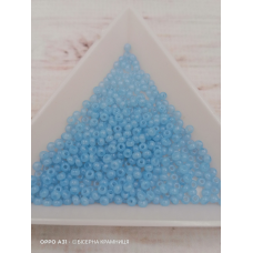 02232 бісер №10 Preciosa (Чехія) 5 грамів. Алебастровий